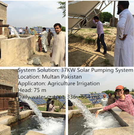 MPPT inversor solar de la bomba de 3 fases para el tratamiento del agua potable de la irrigación