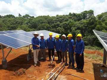 China 3 inversor solar de la fase 4kW 380V picovoltio, DC solar al convertidor de la CA construido en MPPT proveedor