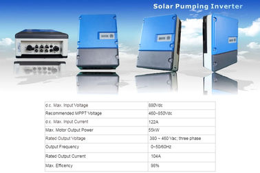 Sistema de irrigación solar de la bomba de JNTECH 45kW con DC trifásico al inversor de la CA proveedor