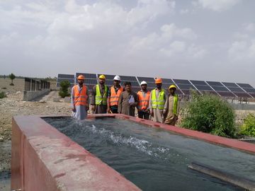 Sistema de irrigación solar de la bomba de JNTECH 45kW con DC trifásico al inversor de la CA proveedor