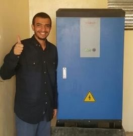 DC trifásico al inversor de la CA 110kW JNTECH para la protección de la irrigación IP21 de la granja proveedor